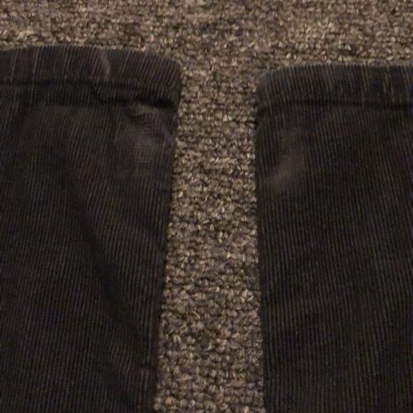 Eddie Bauer Brand Women's Boyfriend Style Relaxed Leg Dark Gray Corduroy Pants 6 - Picture 4 of 5